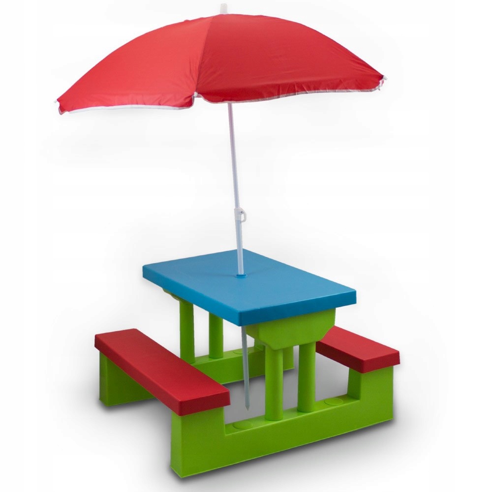Детский сад - скамейка с зонтиком