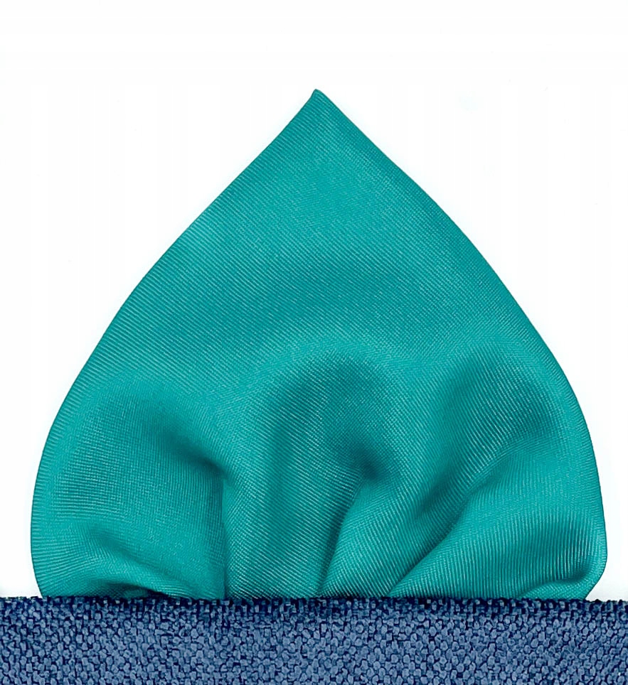 

Zielona malachitowa poszetka do kieszeni marynarki