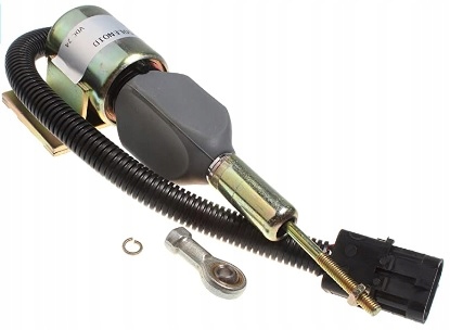 Cívka hašení motoru Komatsu 24V S4D102 S6D102 solenoid hasák