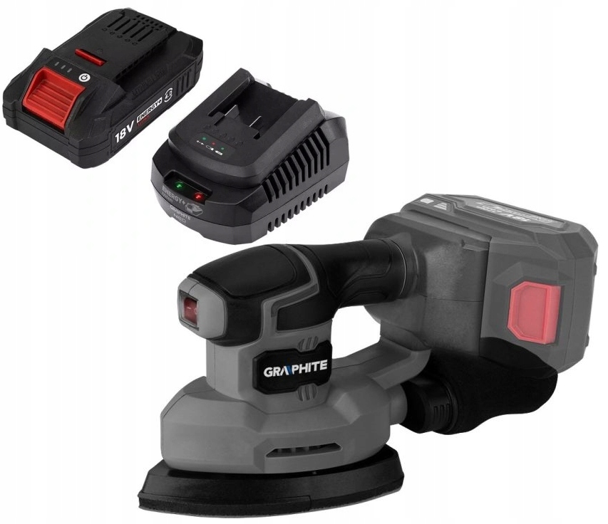 Graphite Oscilační Bruska Delta Akumulátor 4AH 58GE141 18V Sada
