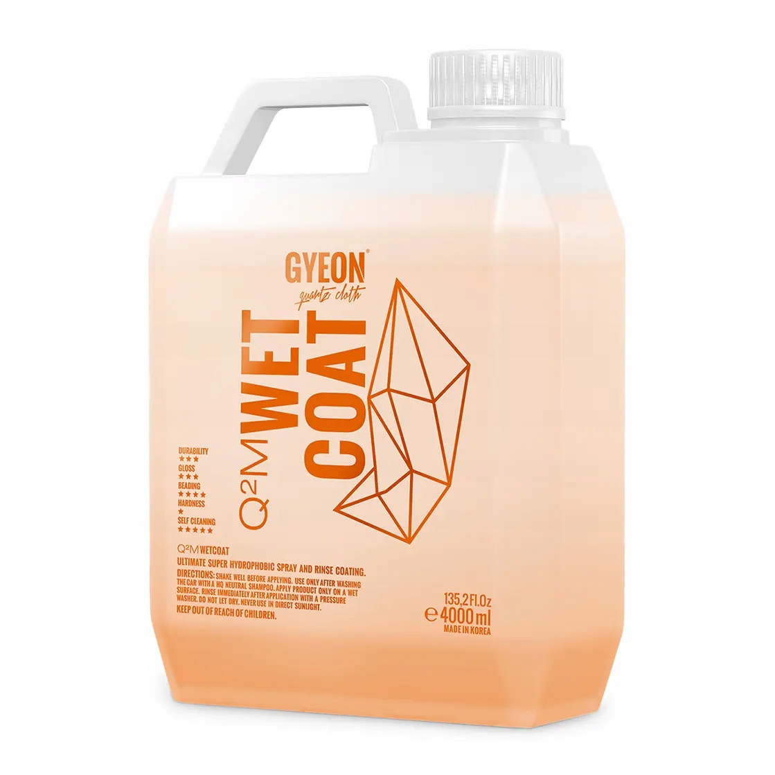 Gyeon Q2M WetCoat 4L – sealant aplikovaný na mokrý lak