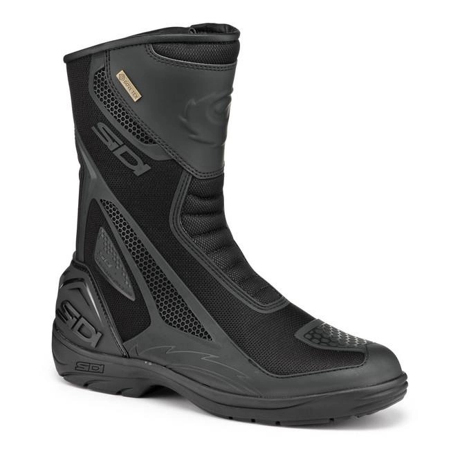 Turistické motocyklové topánky Sidi Aria Gore-tex Black/black čierne Darčeky