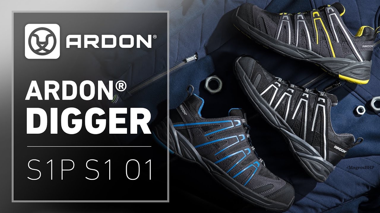 Buty Robocze Sportowe Męskie Bez Podnoska Lekkie Ardon Digger Silver O1 44 Typ wiązane