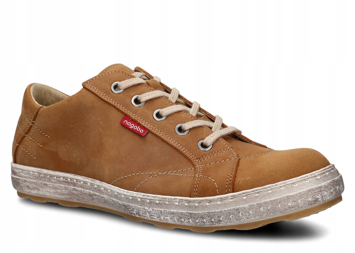 Nagaba 410 Hnědá – Pohodlné Pánské Kožené Polobotky