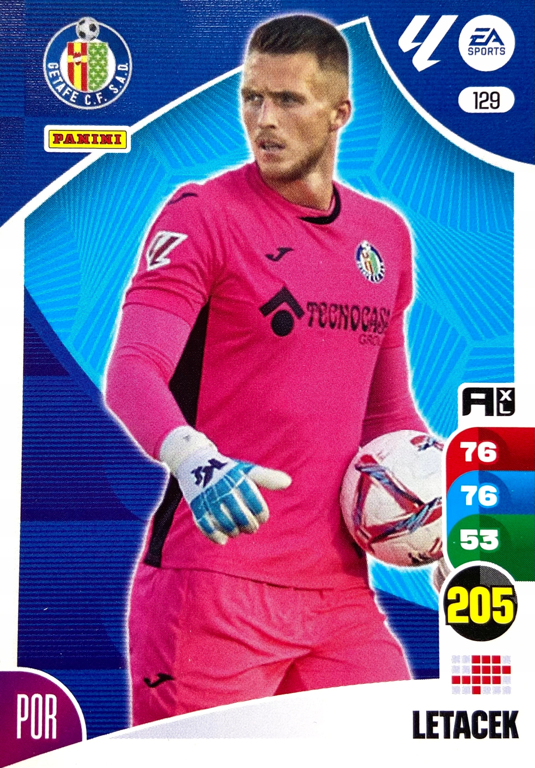 Panini La Liga 2024-25 2025 Base 129 Letacek Getafe Cf