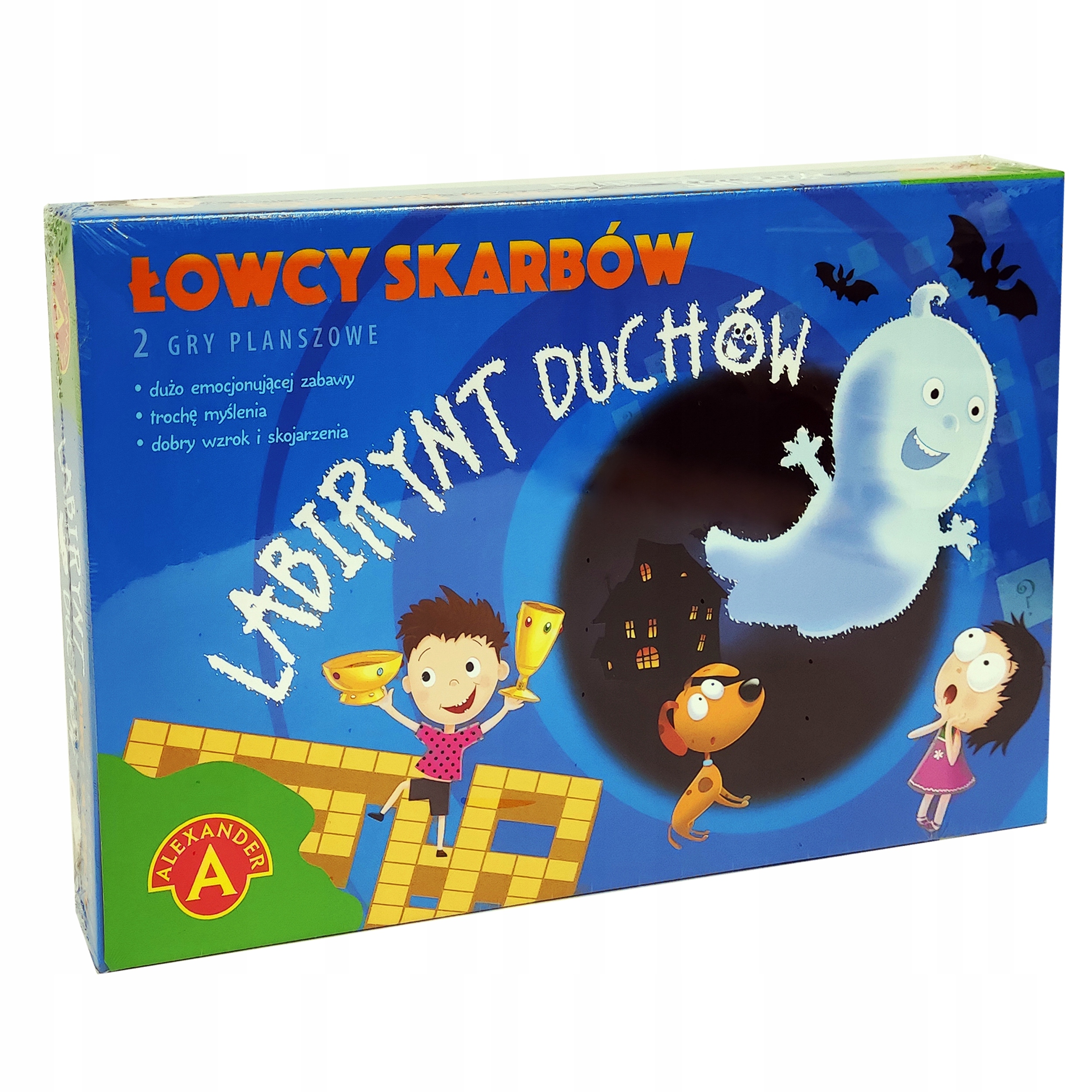 Gra 2w1 Łowcy Skarbów Labirynt Duchów Alexander