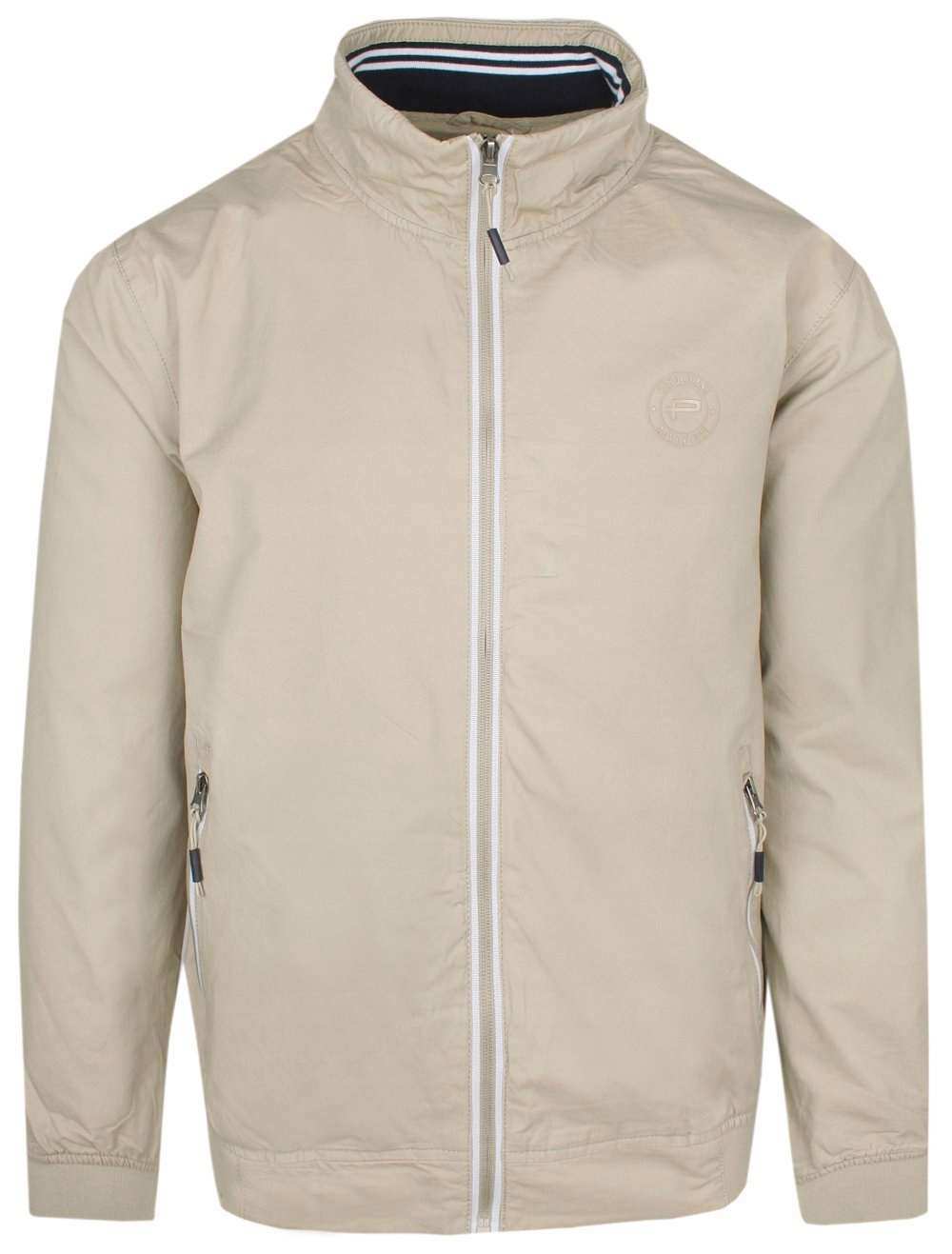 Lehká přechodová bunda, větrovka Pako Jeans Béžová M