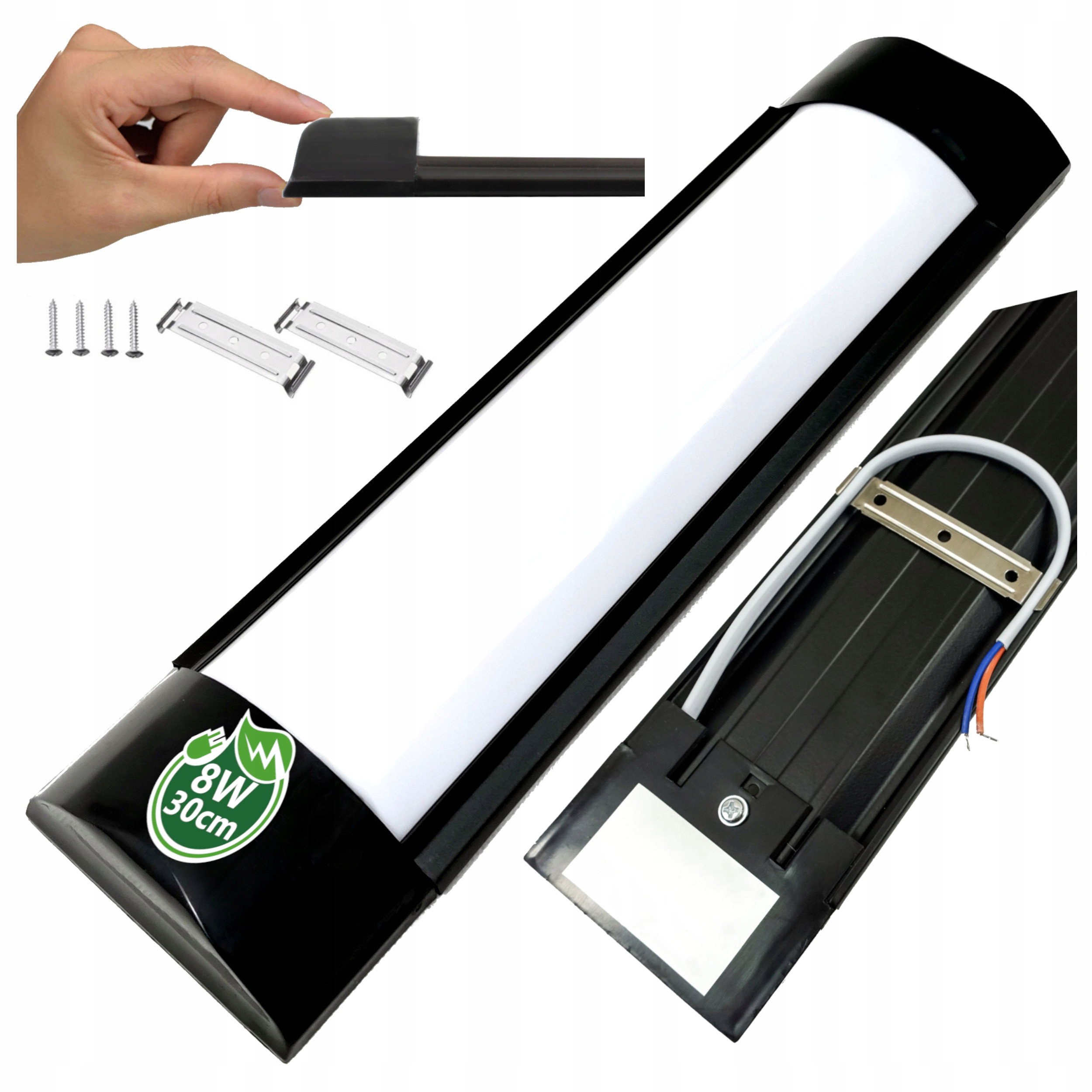 

Natynkowa Lampa 30CM Led 8W Świetlówka Panel IP20