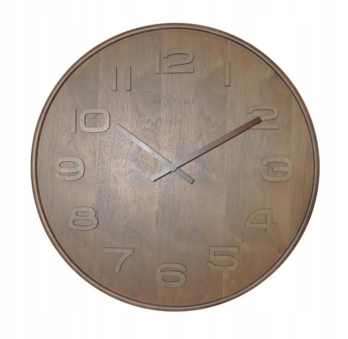 Nástenný hodinový stroj hnedý Wood Medium Nextime