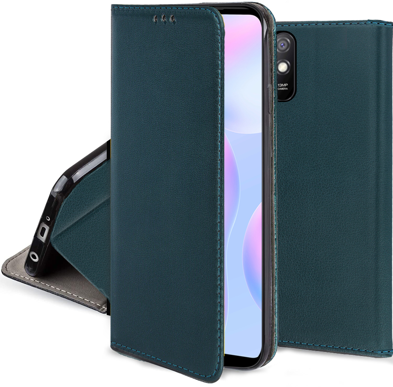 

Etui Magnetic Smart +szkło do Xiaomi Redmi 9A