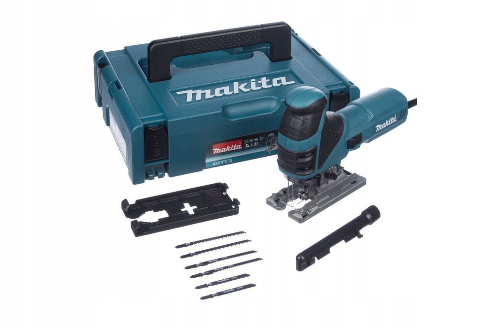 Makita Wyrzynarka Z Podcinaniem 720W Z Reg. Obrotów 4351FCTJ Brzeszczoty