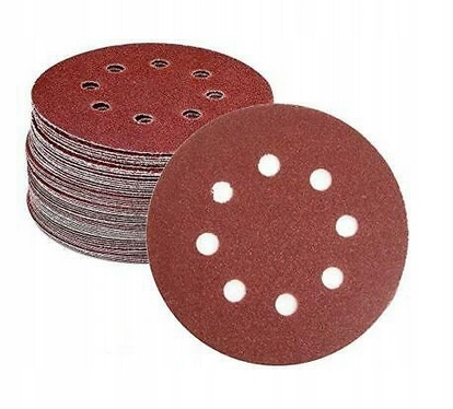 

Papier Ścierny Rzep Krążki Dysk 125mm 10szt P040