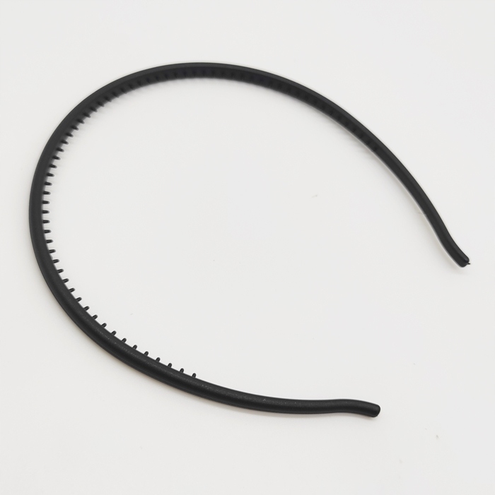 CZARNA OPASKA DO WŁOSÓW KAUCZUKOWA MATOWA CIENKA Rodzaj klasyczna