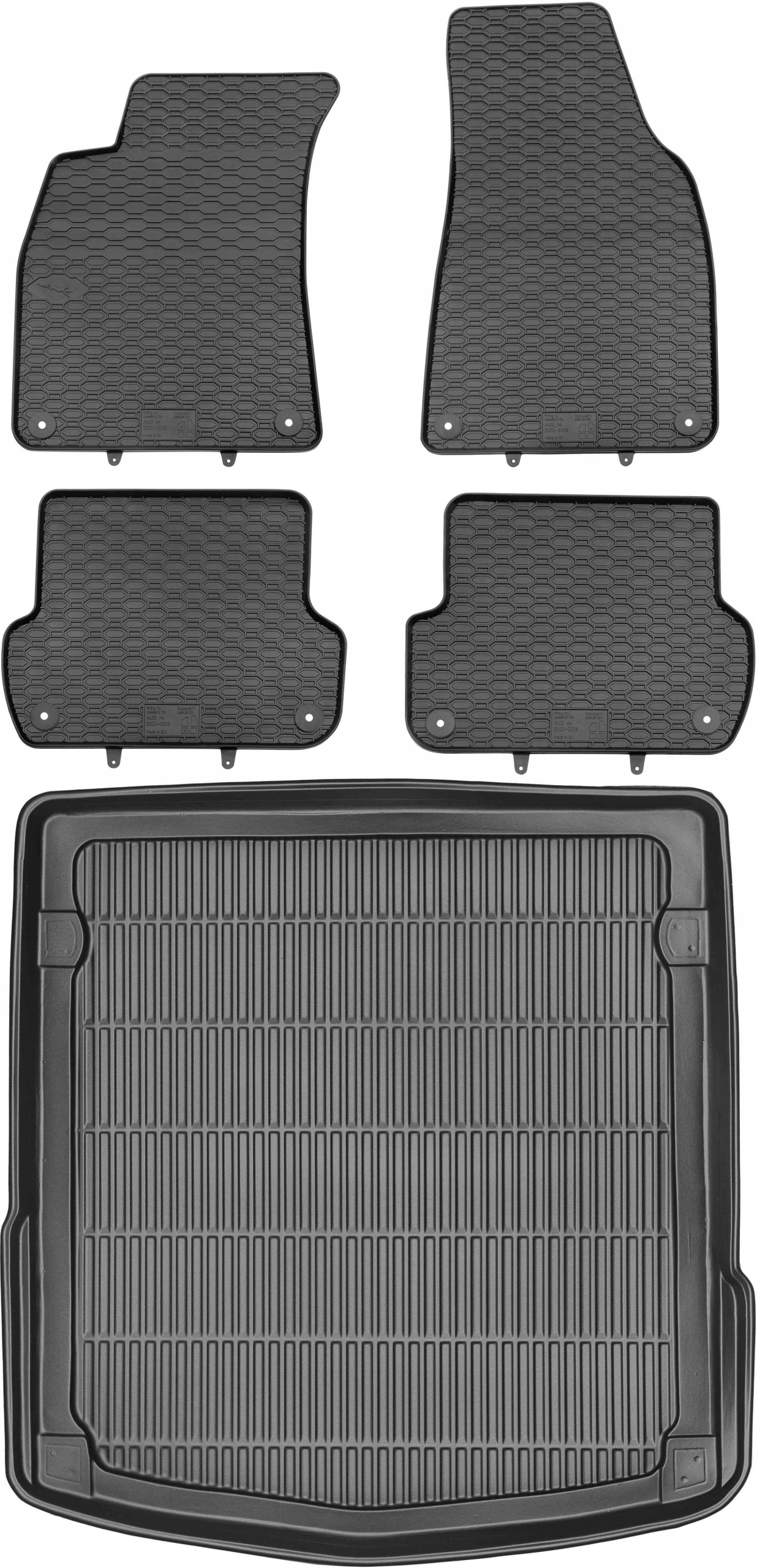 Seat Exeo Sedan 2008-2013 Gumové stierače rohož batožinového priestoru
