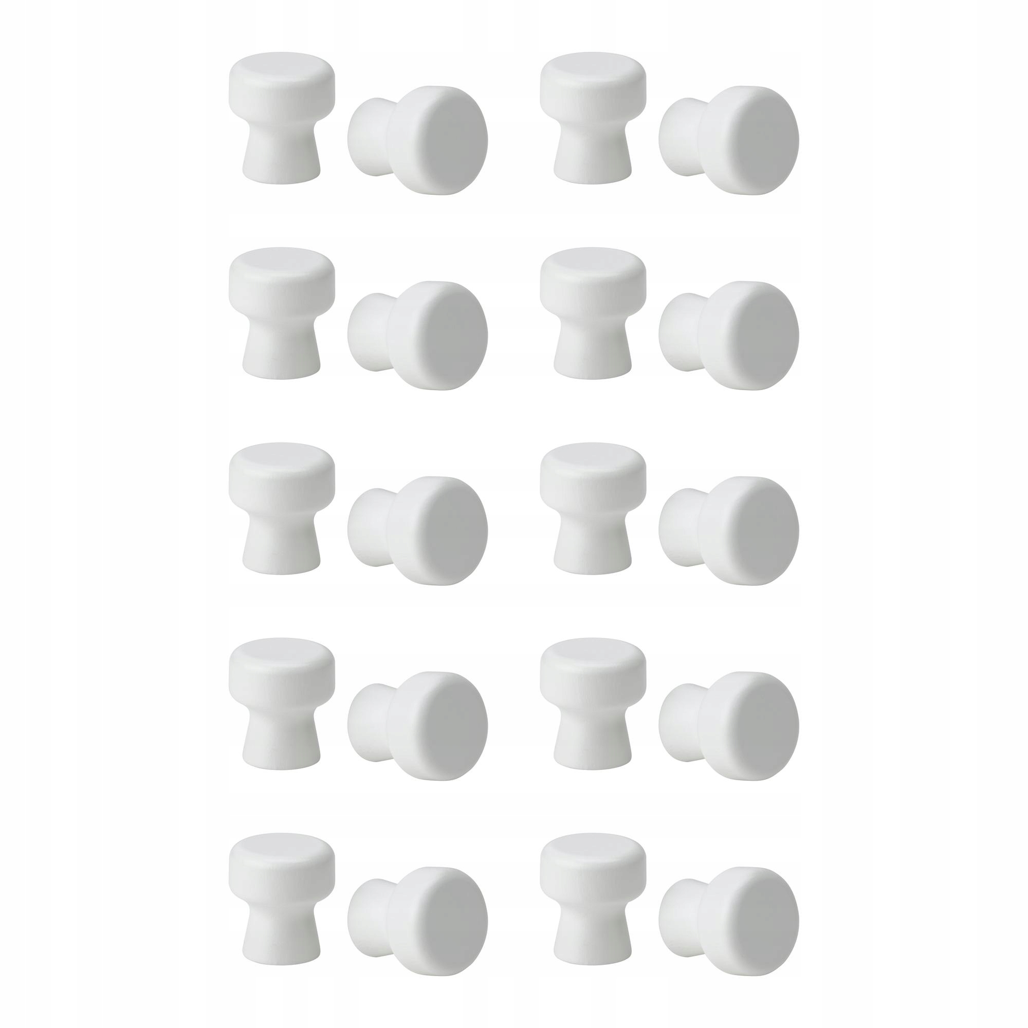 10 ks Odlingsgrans Kulička bílá 27 mm