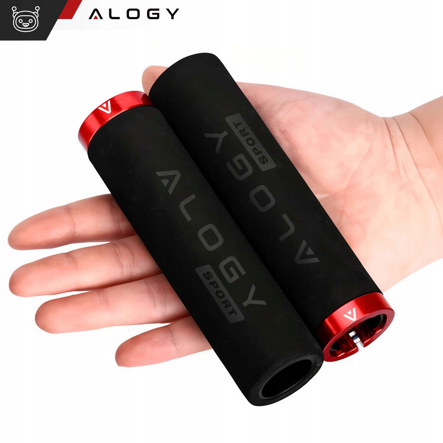 Chwyty Rączki Rowerowe Gripy na Rower Świetne Trzymanie MEGA MIĘKKIE 2szt Waga 78 g