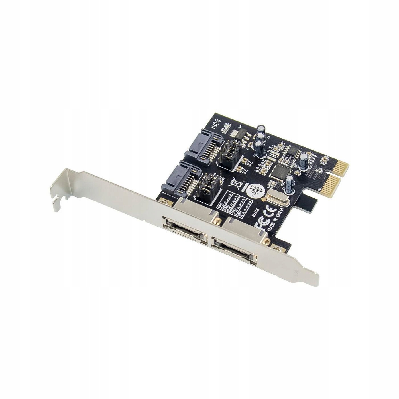 MicroConnect 2 porty SATA3.0 PCIe card
