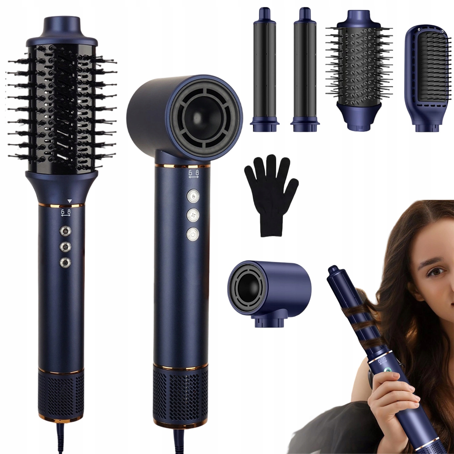 Vysoušeč Vlasů Multifunkční Vysoušeč Vlasů Pro Styling 1300 W