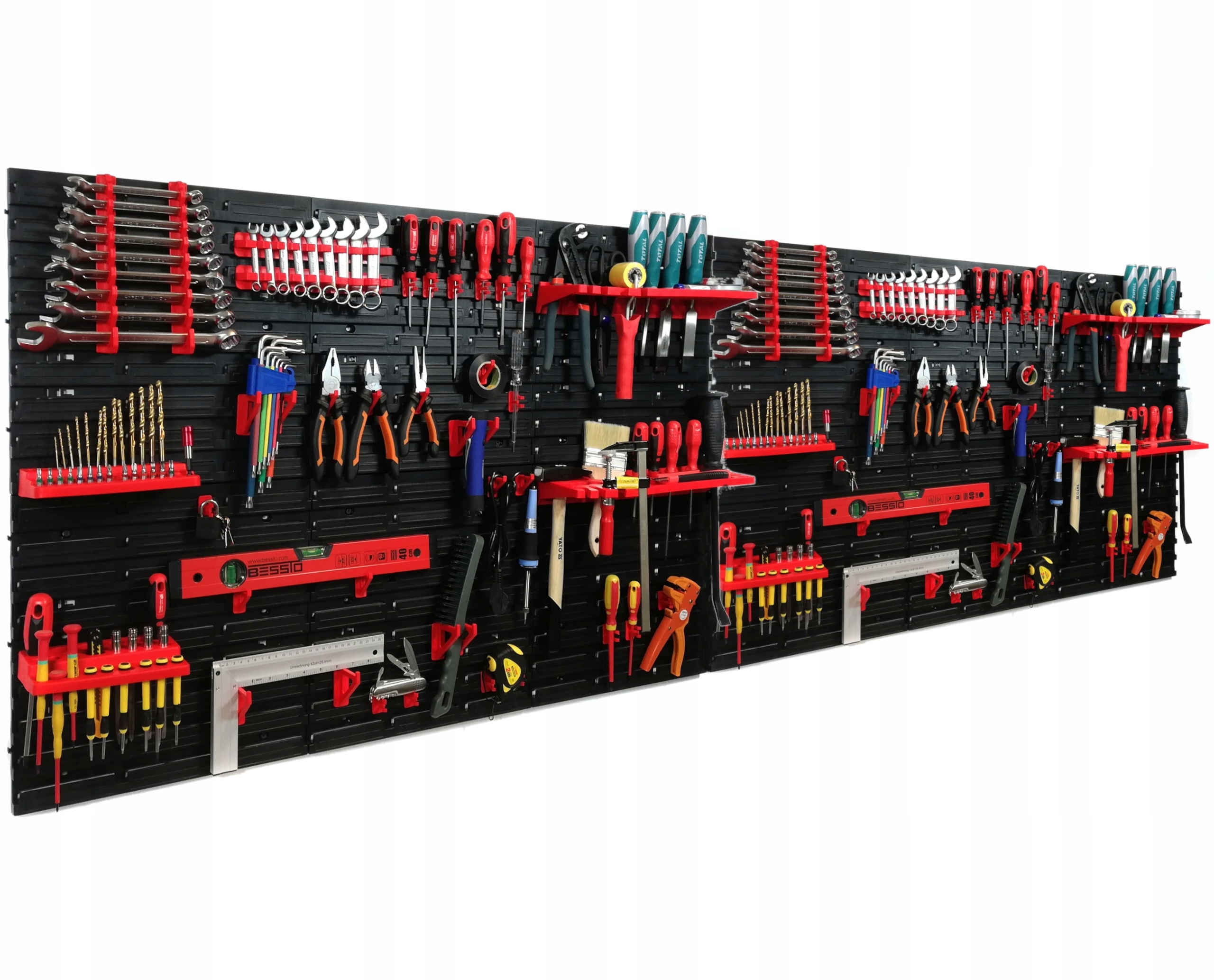 TABLICA WARSZTATOWA ŚCIANKA NARZĘDZIOWA 231,6x78cm