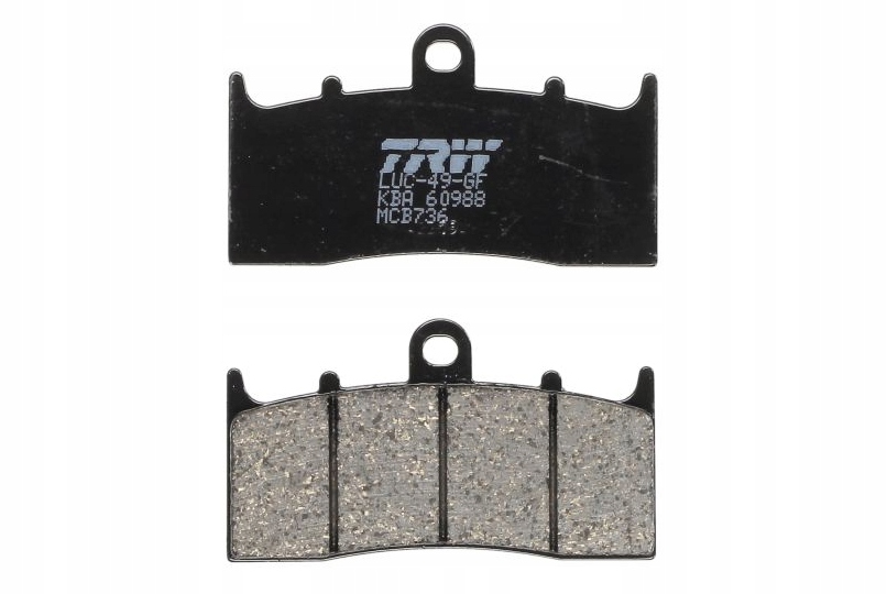 MCB736 - ТОРМОЗНЫЕ КОЛОДКИ TRW BMW R 1100 S 2001-2005 ПЕРЕДНИЕ