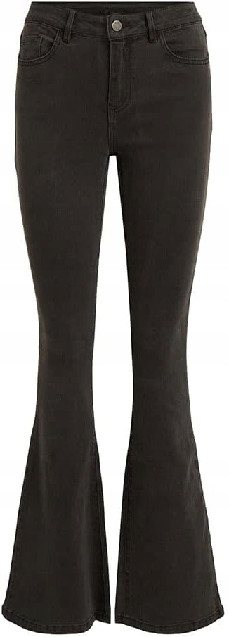 Vila Viekko Rw Flared Jeans/Su Blk Dámské džíny Noos XXL