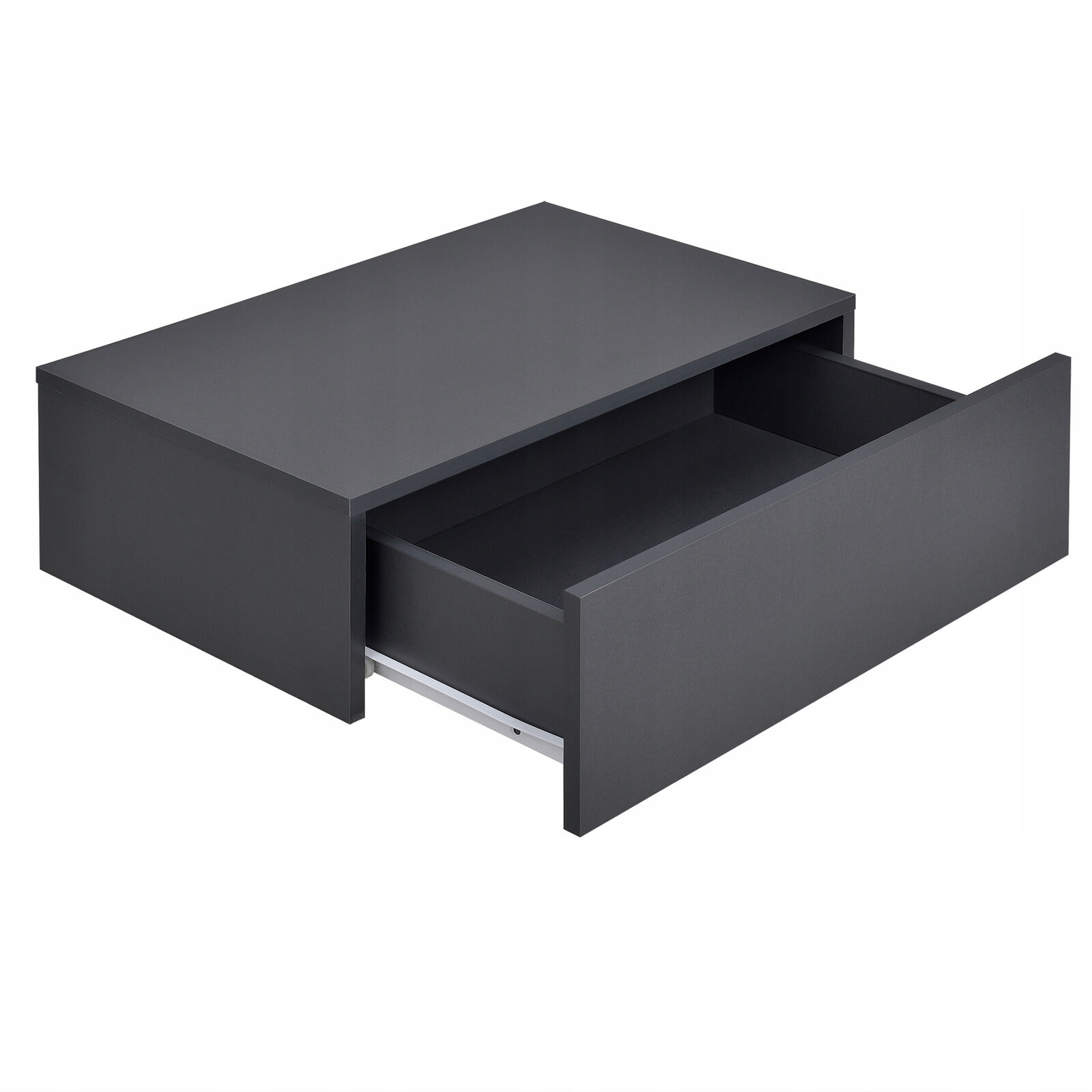 PÓŁKA WISZĄCA SZAFKA Z SZUFLADĄ ŚCIENNA szara