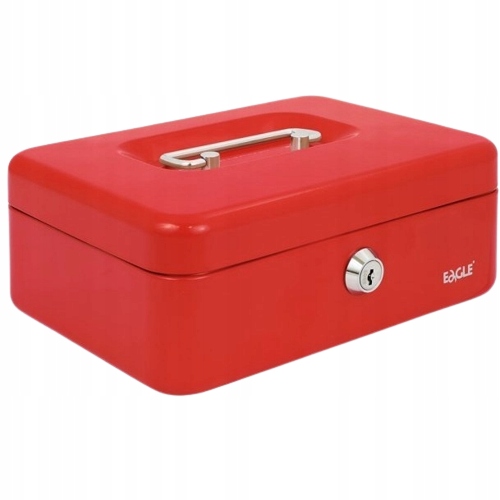 Kasetka na pieniądze EAGLE 8878 S czerwona 77x157x