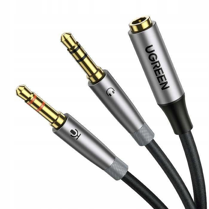 Ugreen kabel Aux 3,5 mm 2x 3,5 mm srebrny