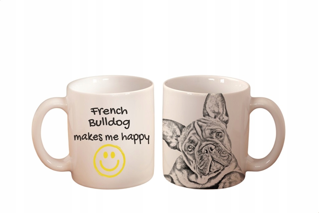 

Buldog francuski Kubek ceramiczny z nadrukiem