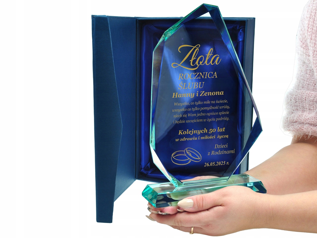 na 1-99 Rocznica Ślubu Rodzice Złota Srebrna Złote Gody Pamiątka