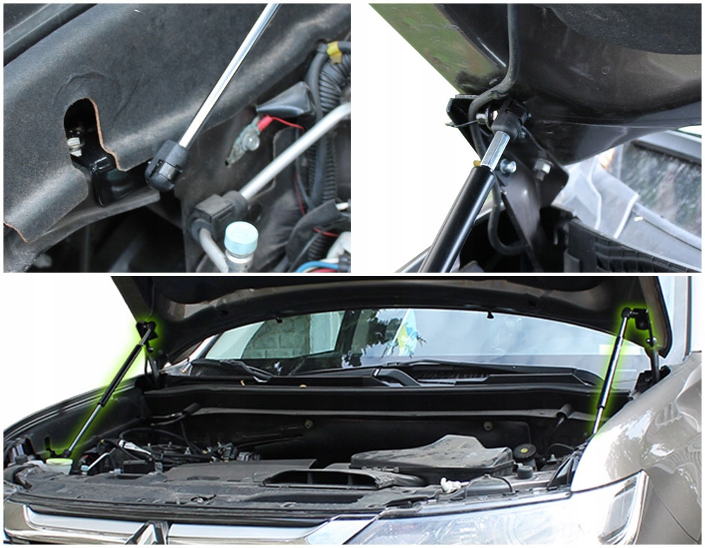 TELESCOPES MASKS Front MITSUBISHI OUTLANDER 3 polif