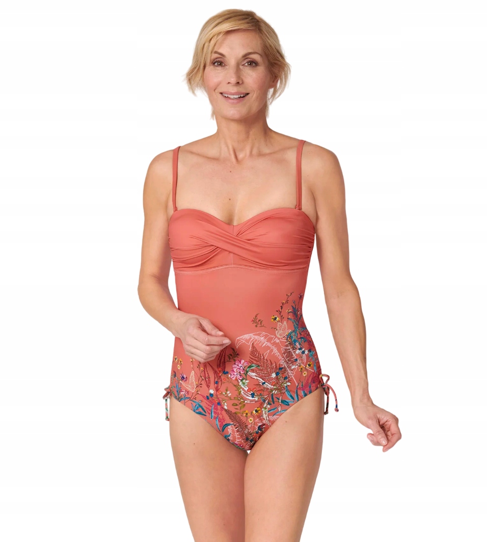 Triumph Botanical Leaf Opd jednodílný vyztužený oblek 38B 75B