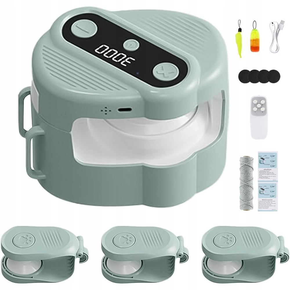 Levně Hračka motivující kočku k pohybu – elektronická, interaktivní, zelená