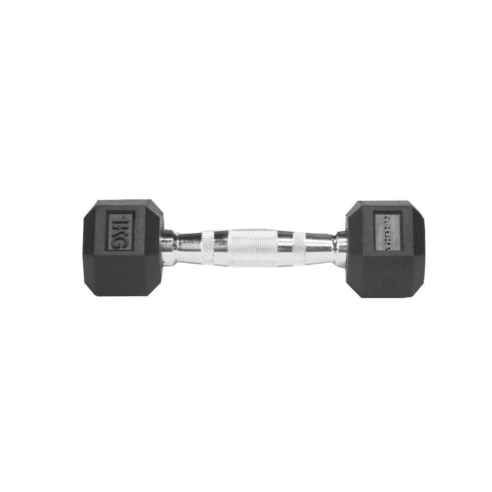 Hantel Heksagonalny Gumowy Thorn Fit Hex Rubber Dumbbell 1kg