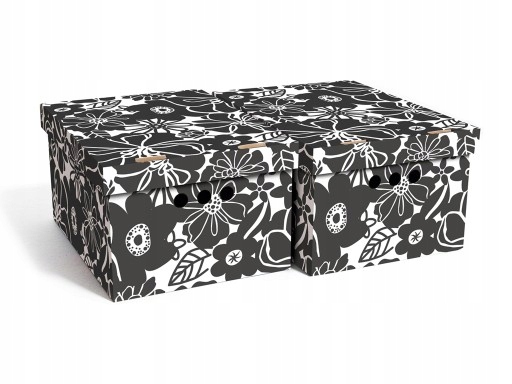 

Pudełko ozdobne karton Organizer 2szt malwy A4