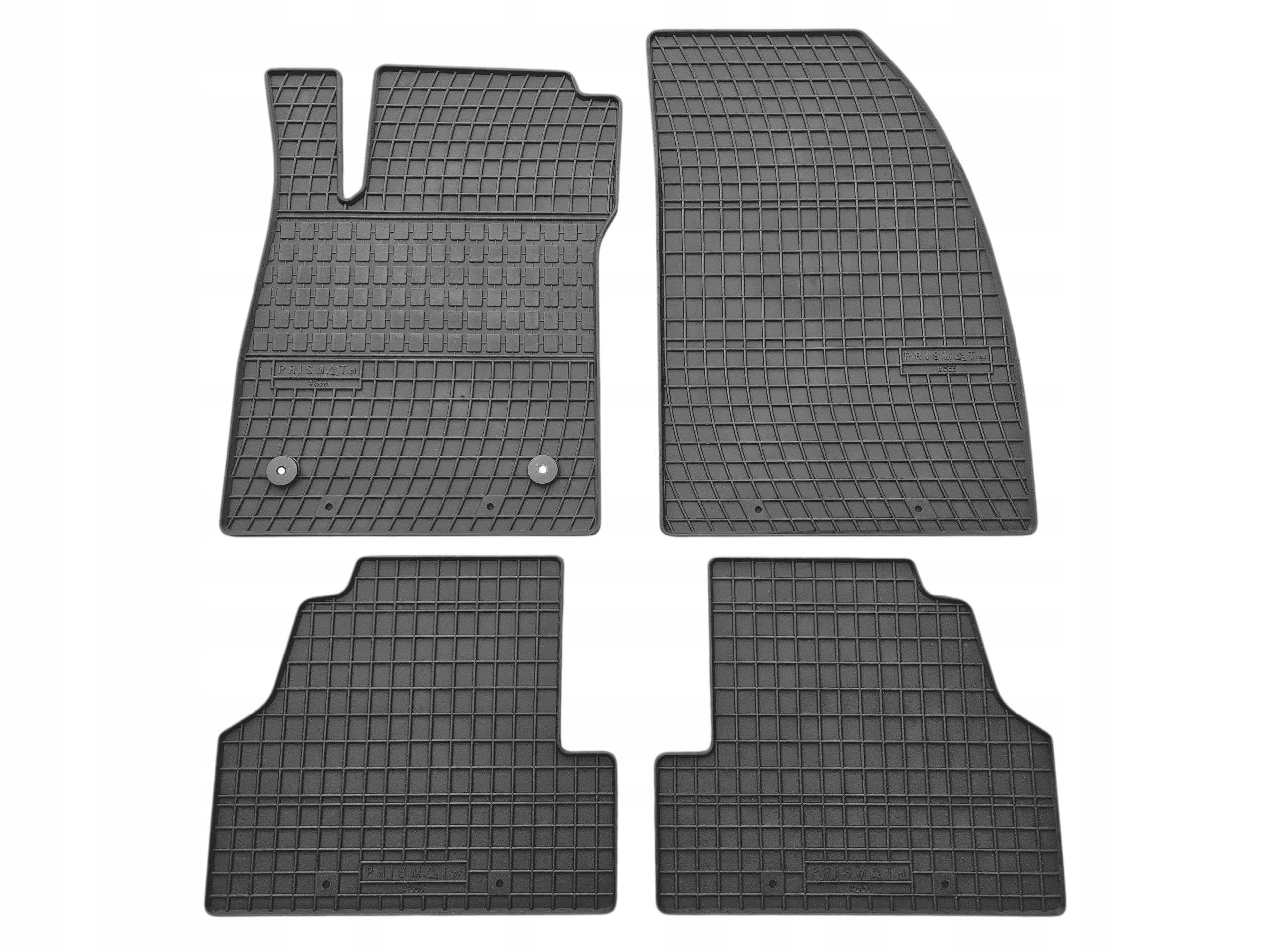 Dywaniki Gumowe Komplet Opel Mokka A 2012-2019 stopery