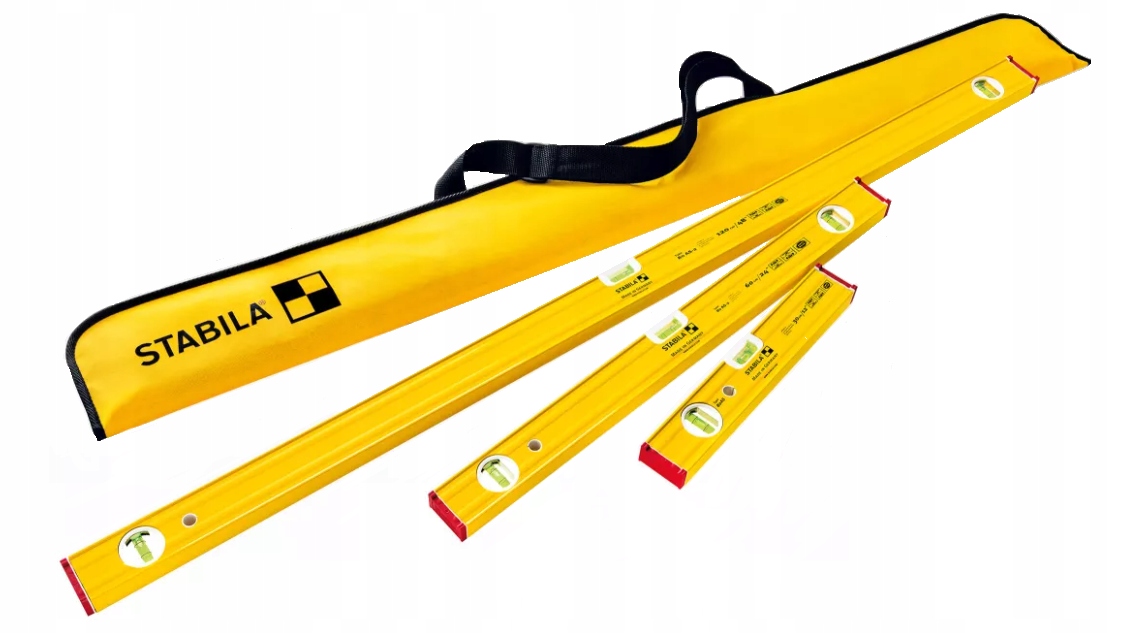 

Stabila Zestaw 3 Poziomic 120cm 60cm 30cm Pro Set
