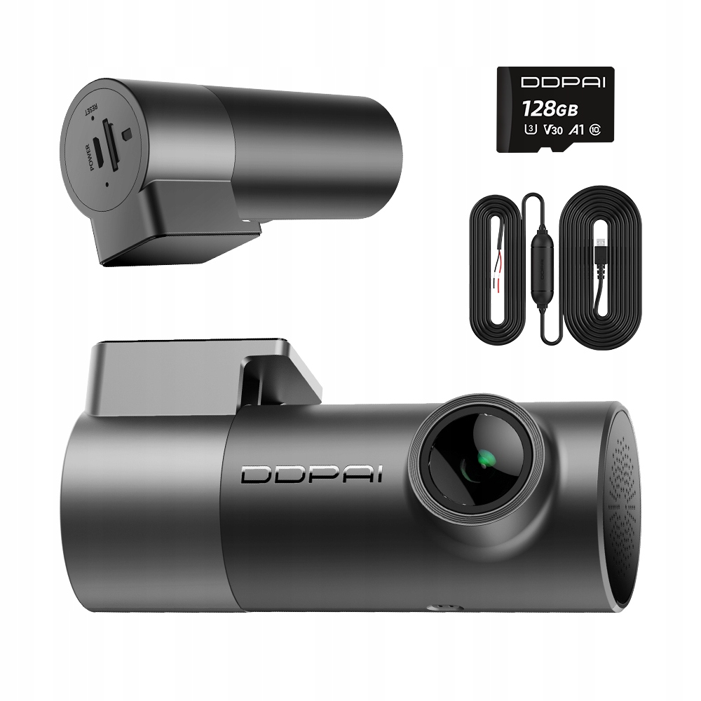 Videorekordér Ddpai Mini Pro 2K Automobilová Hardwire Kit +128GB