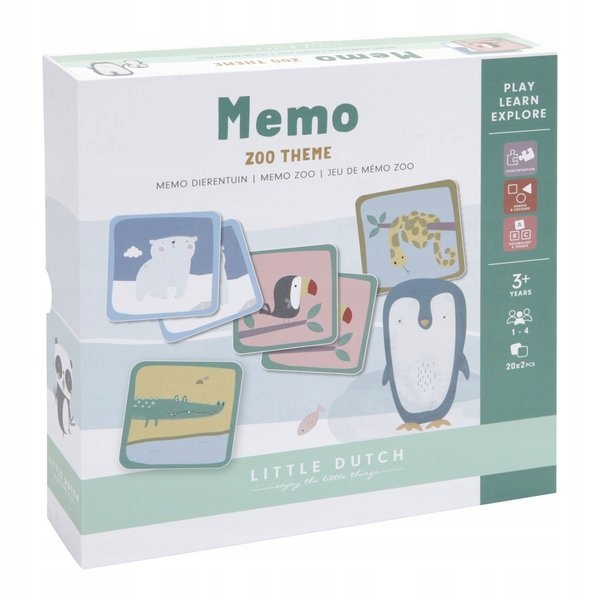 Little Dutch Gra Memory Zoo