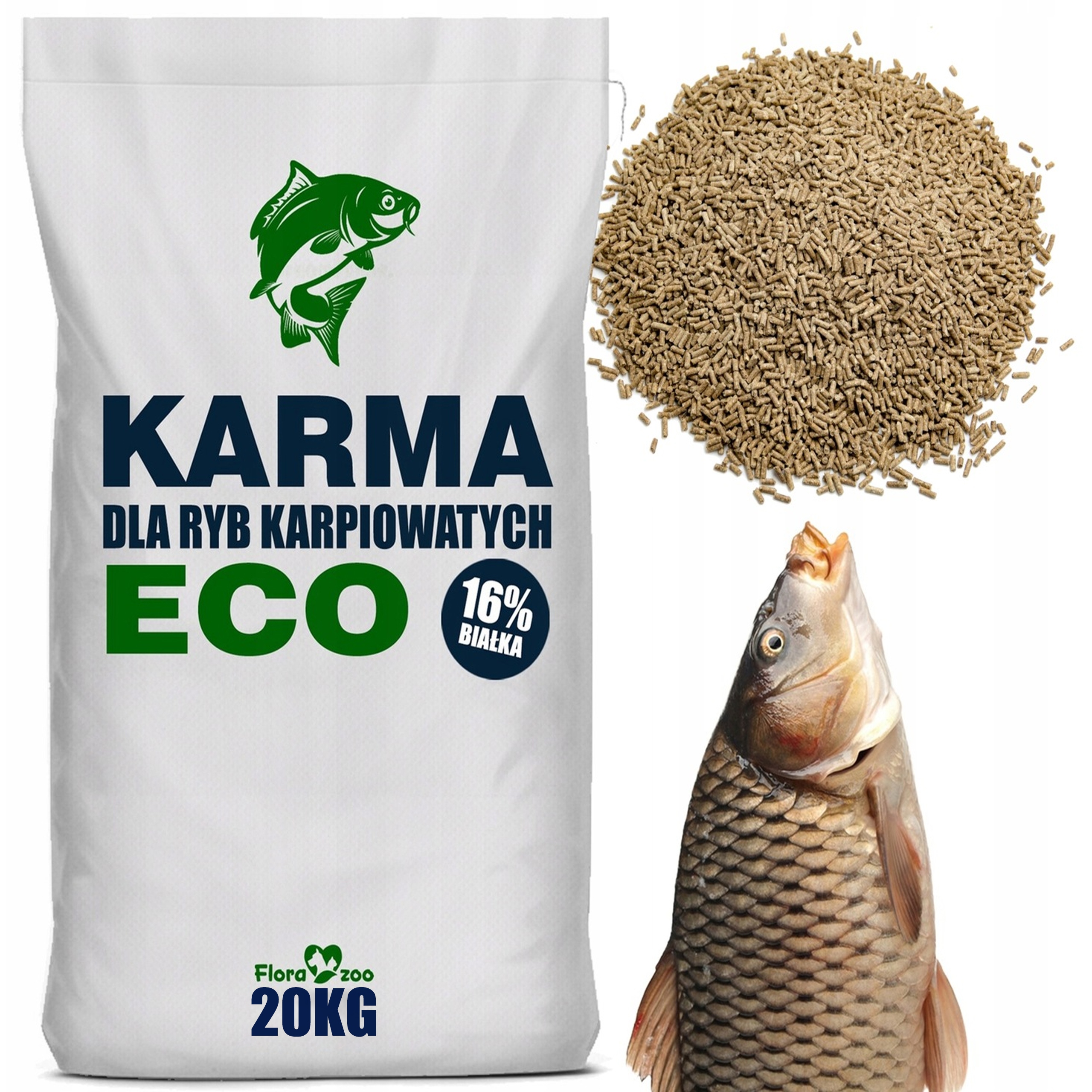 KARMA POKARM DLA RYB KARPI KOI PASZA GRANULAT