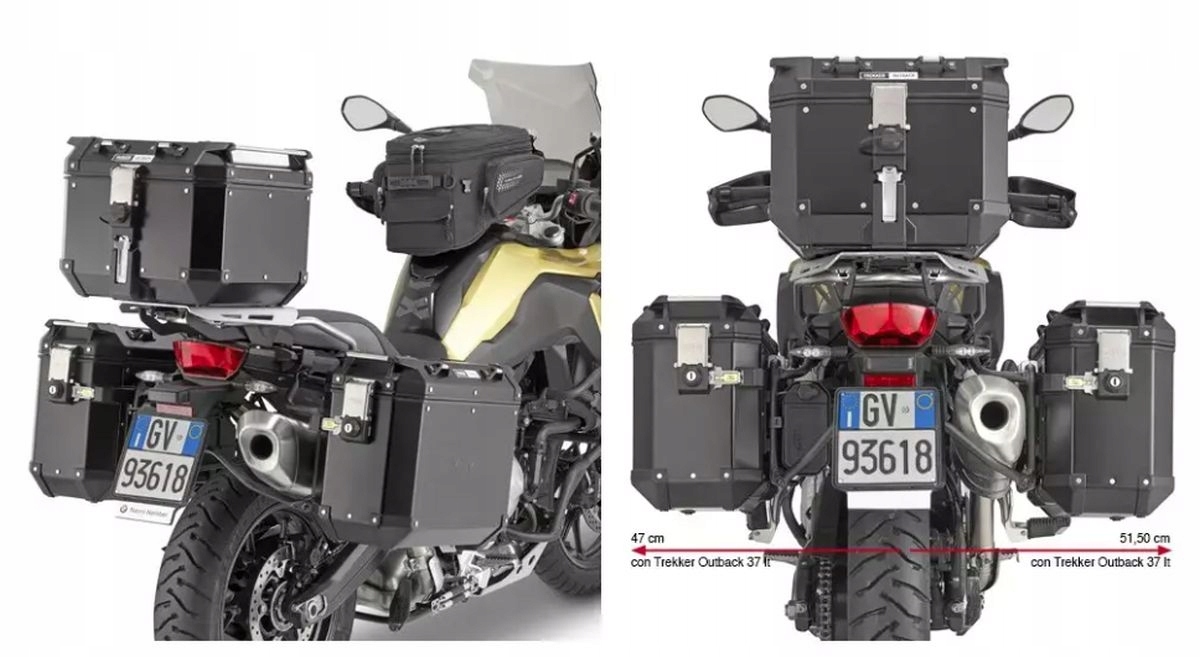 Kappa Rám Bočných Kufrov Monokey Cam Side Bmw F 750 Gs (18-19), F 850 G