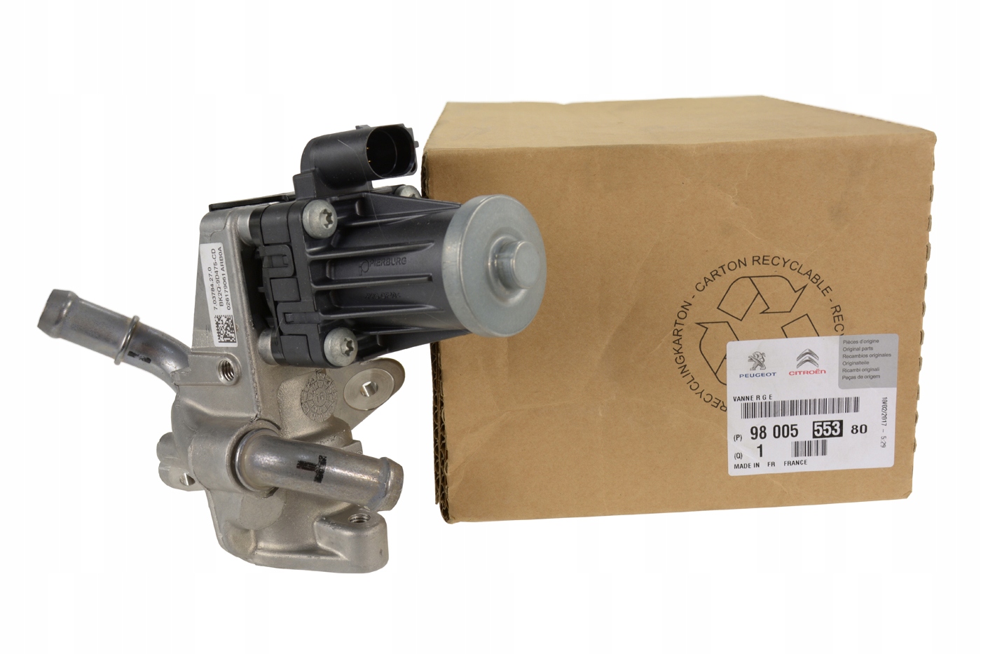 9800555380 7.03784.34.0 - КЛАПАН EGR 2.2 MULTIJET DUCATO III ОРИГИНАЛ ЕВРО 5