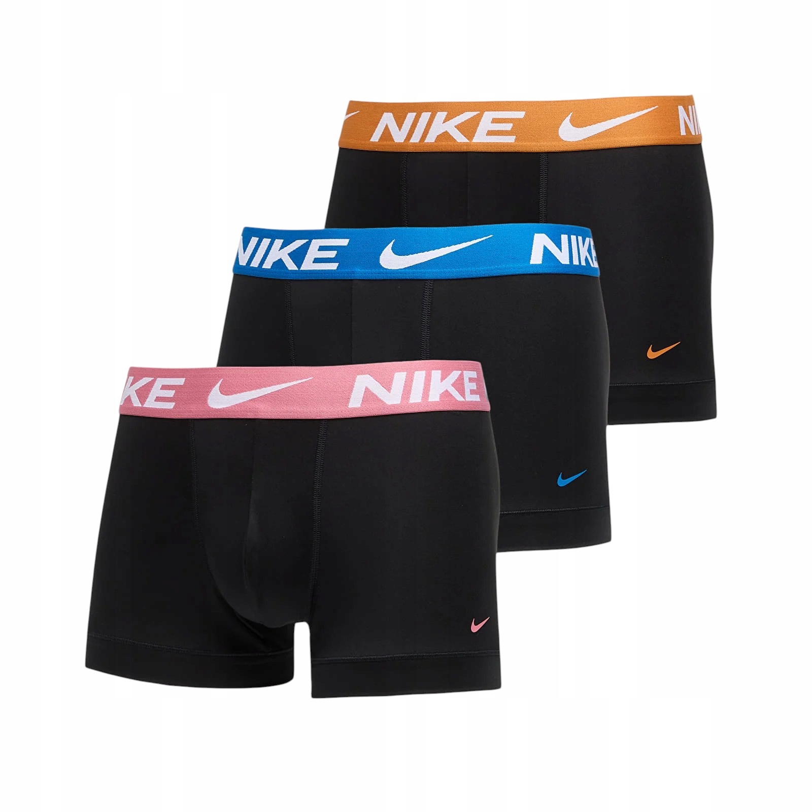 Nike Pánské Boxerky Slipy Trunk 3PK Černé vel. M