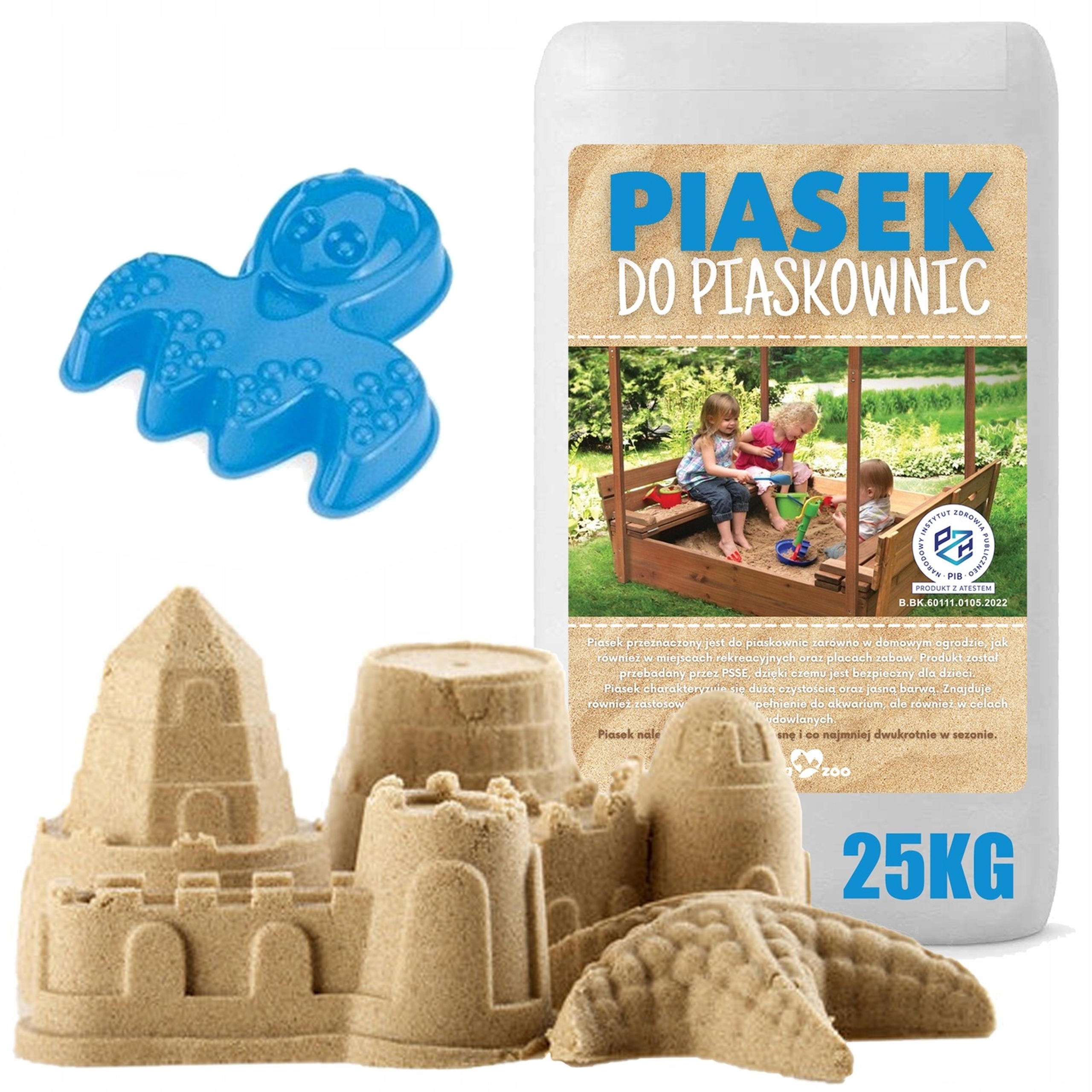 

Piasek Do Piaskownica Dla Dzieci Z Atestem 25 Kg