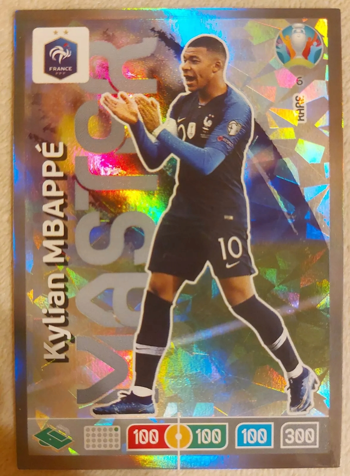 Uefa Euro 2020 Master Kylian Mbappe 6 karta piłkarska