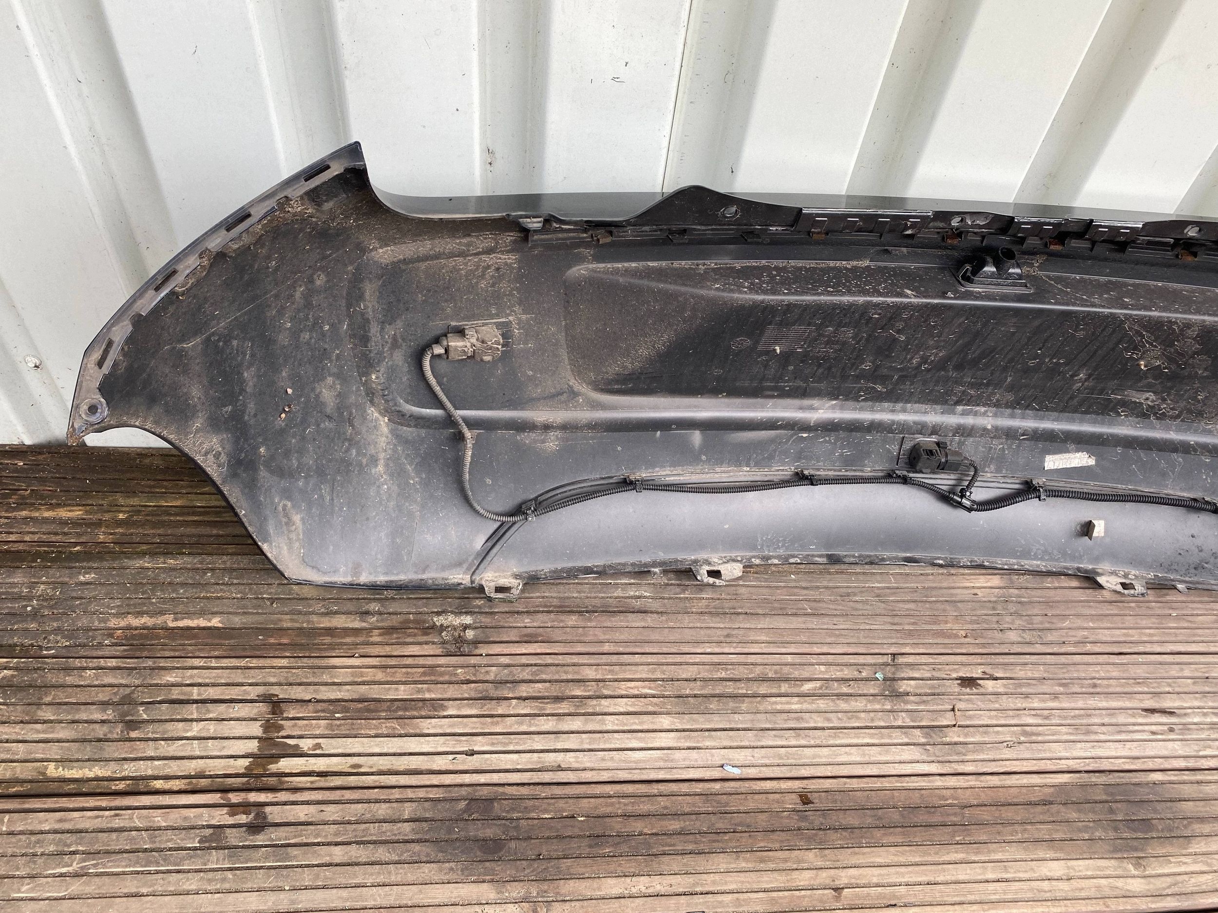 VW UP komplet stoßstange heck hinten PDC schwarzer 1S6807421