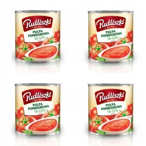 Levně 4x 2500 g Pudliszki Rajčatová polpa