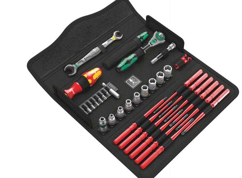 Zestaw narzędzi Wera Kraftform Kompakt do prac konserwacyjnych 35 elem. W2