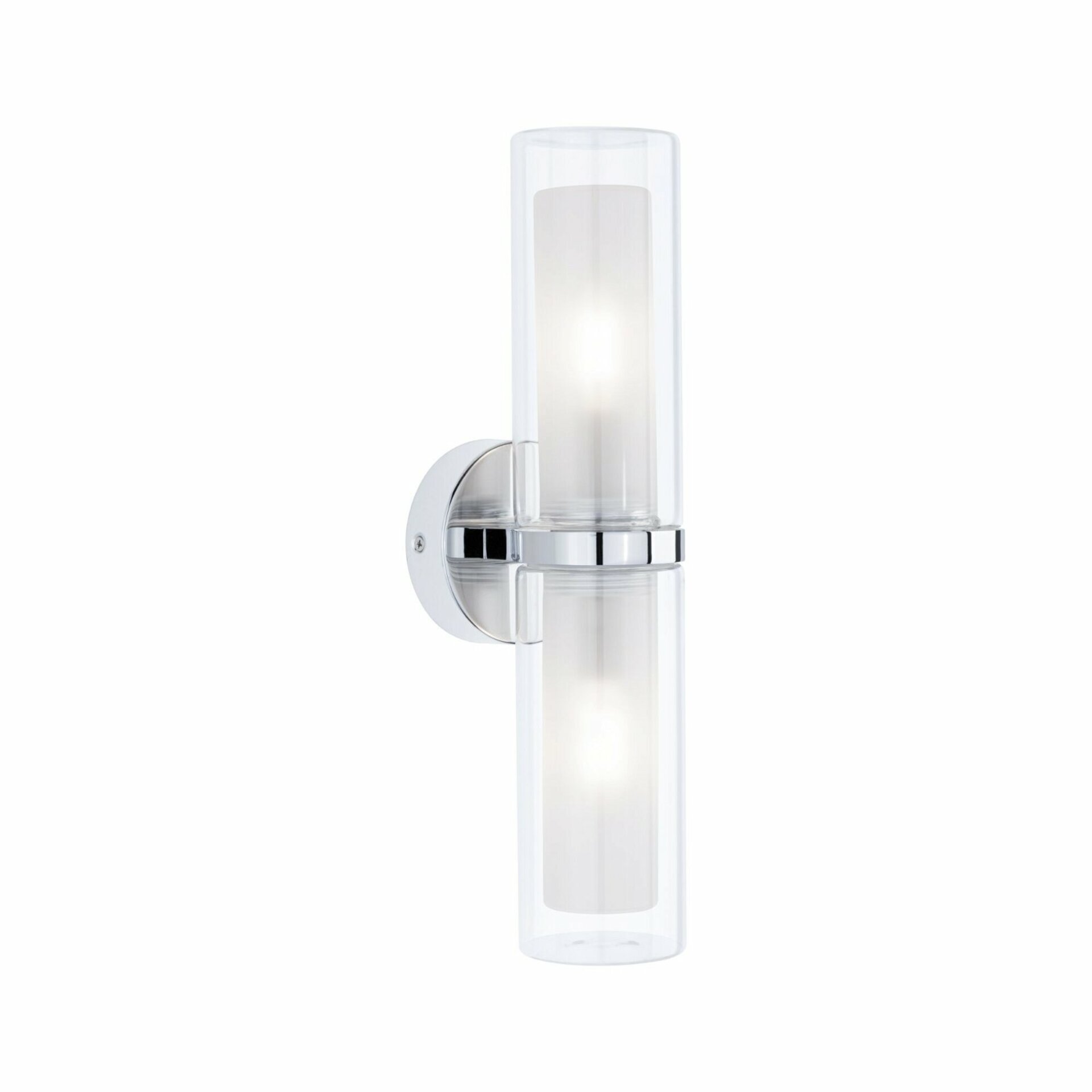 Paulmann Luena svítidlo do upelny IP44 chróm/sklo E14 2x20W