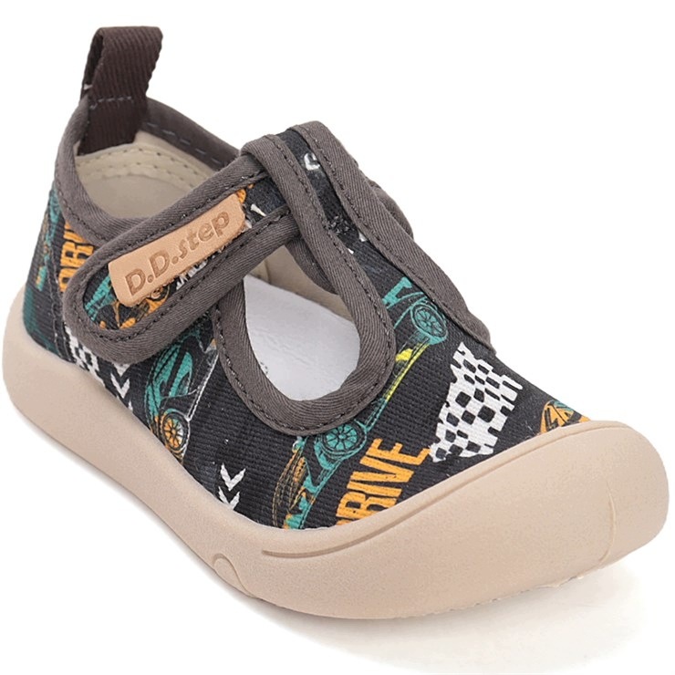 Tenisówki kapcie D.d.step C100-61135L Marine Grey na rzepy roz.28